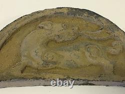 Chinese Terra Cotta Temple Roof Tile Dragon Foo Dog Fire