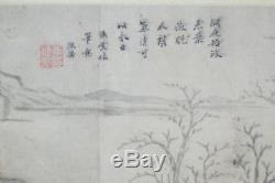 Chinese Watercolor Painting on Paper of Landscape, Signed and sealed