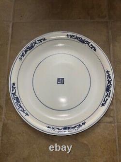 Chinese White And Blue 18 Plate Very Rare