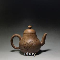 Chinese Yixing Zisha Clay Teapot- Asian Antiques Ethnic Cultural Collectibles