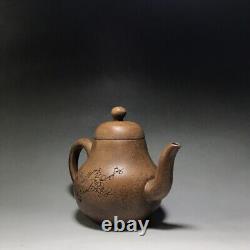 Chinese Yixing Zisha Clay Teapot- Asian Antiques Ethnic Cultural Collectibles