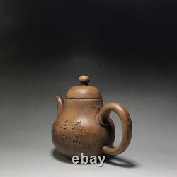 Chinese Yixing Zisha Clay Teapot- Asian Antiques Ethnic Cultural Collectibles