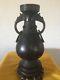 Chinese Yuan Dynasty Bronze Hu Vase And Stand