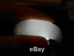Chinese (antique) White Nephrite Jade Hetian Bangle Bracelet (72 gram)
