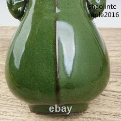 Chinese antiques Song dynasty Longquan Official porcelain double ear bottle