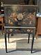 Drexel Chinoiserie Silver Chest Cabinet
