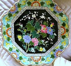 Early 20th Century Chinese Famille Noire Plate