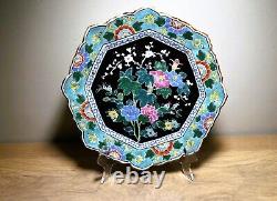 Early 20th Century Chinese Famille Noire Plate