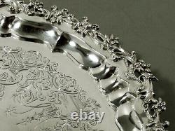 English Sterling Salver 1847 CHINESE MOTIF