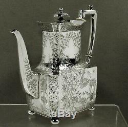English Sterling Tea Set 1880 CHINESE