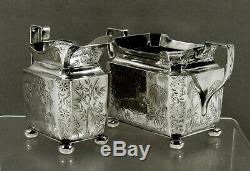 English Sterling Tea Set 1880 CHINESE