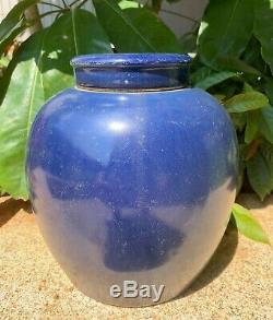 Estate Collection Chinese Antique Blue Porcelain Jar