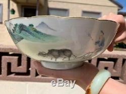 Estate Collection Chinese Antique Qing Dynasty 17th Porcelain Bowl with Daoguang