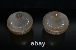 Ex-Christies Antique Chinese Carved Agate Mughal Cups + Covers 19th C Qing