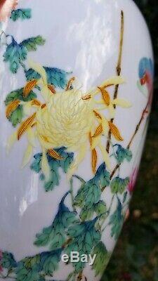 Exceptional Antique Chinese Vase With Qianlong Mark