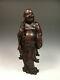 Exquisite Qing Dynasty Chinese Antique Wood Carving Of Happy Buddha Hotei