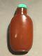 Fine Chinese Qing Period Carved Amber Antique Snuff Bottle With Provenance