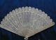 Fine Old Antique Carved Chinese Canton Brise Export Fan Eventail Qing