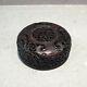Good Chinese Qing Period Pierced Carved Wood Wooden Vase Lid Cover