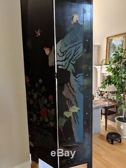 HUGE, Vintage Asian Chinese COROMANDEL Screen / Room Divider 20' wide x 9' tall