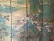 Huge And Important Chinese Antique Painting On Silk Room Screen, Artist Signed