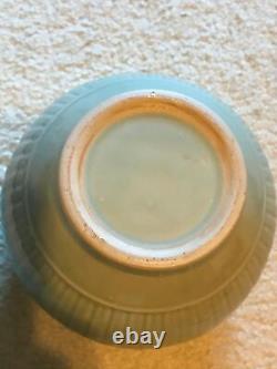 Late Qing Chinese Antique Celadon glazed porcelain Covered Jar -7-1/2H