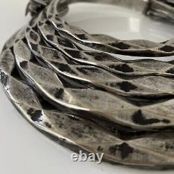 MIAO CHINESE HILL TRIBE Antique Silver Collar Necklace