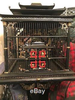 Mid 20th Century Chinese (Asian) Bird Cage