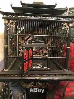 Mid 20th Century Chinese (Asian) Bird Cage