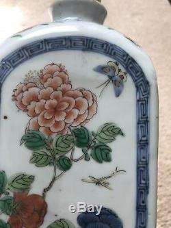 Nice Pair Chinese tea caddy, Familie Rose 18th ct. Kangxi period
