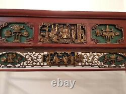 Not To Miss- Chinese Elegant Qing Dynasty Lady Bed With Intricate Gilt Carvings