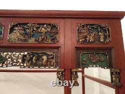 Not To Miss- Chinese Elegant Qing Dynasty Lady Bed With Intricate Gilt Carvings