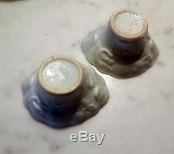 Pair Antique 18th century Blanc de Chine Chinese Porcelain Libation Cup Wine c