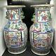 Pair Of Fine Antique Chinese Famille Rose Vases