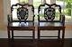 Pair Of Antique Chinese Rosewood Chairs