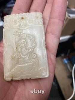 Qing Dynasty Antique Chinese carved Jade pendant