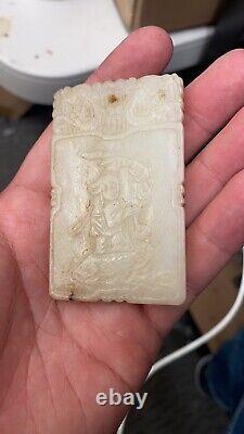 Qing Dynasty Antique Chinese carved Jade pendant