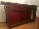 Reduced! Antique Chinese Sideboard. Oriental Winged Cabinet. Beautiful Patina