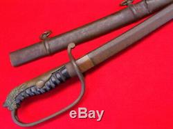 Rare 1890s to WW II Chinese Army Captain's or Lieutenant's Battle Sword NUMBERED