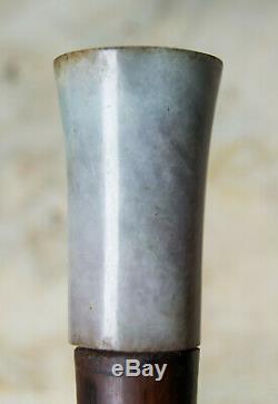 Rare Chinese Antique Pipe, O pium Light, Jade