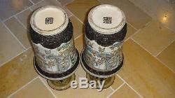 Scarce Huge 23 Famille Rose Antique Chinese Export Porcelain Vases China Vase