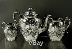 Scottish Sterling Tea Set 1883 Chinese Tea Merchants