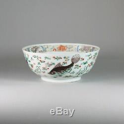 Small Chinese famille verte fish bowl, Kangxi (1662-1722)