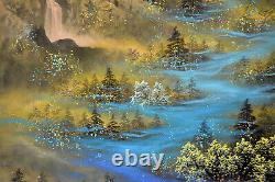 Superb Large Chinese Watercolor Landscape Hanging Scroll Painting Zhang Daqian