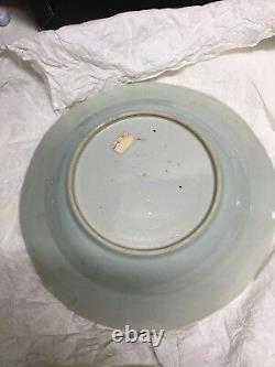 Two 18th Century Antique Chinese Export Canton Blue & White Plate