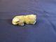 Very Fine Antique Chinese Green Nephrite Jade Dog/tiger