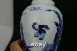 Very Nice A Qing Dynasty Chinese Blue and White Porcelain Vase 17cm