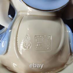 Vintage Chinese Blanc de Chine Porcelain Quan Yin Statue