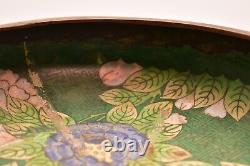 Vintage Chinese Cloisonne Open Bowl Antique Enamel 10 Planter Jardiniere