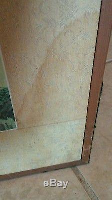 Vintage Painted Chinese Japanese Asian Folding 4 Panel Fireplace Screen SIGNED